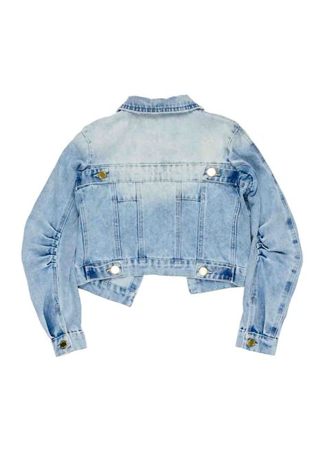 Giubbino crop Lù-Lù BY MISS GRANT | LL4271BLU